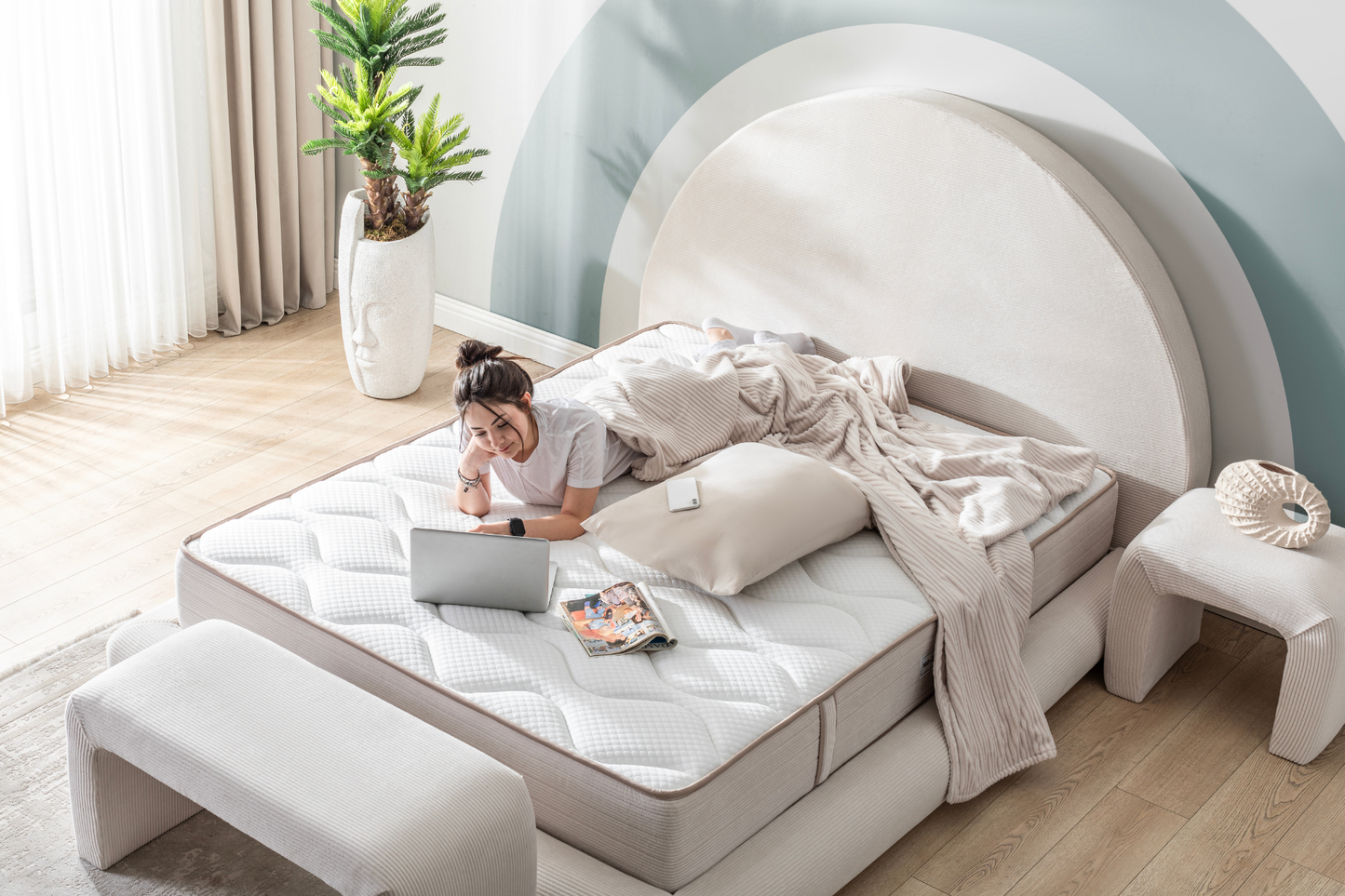 Legom Bed Set Krem