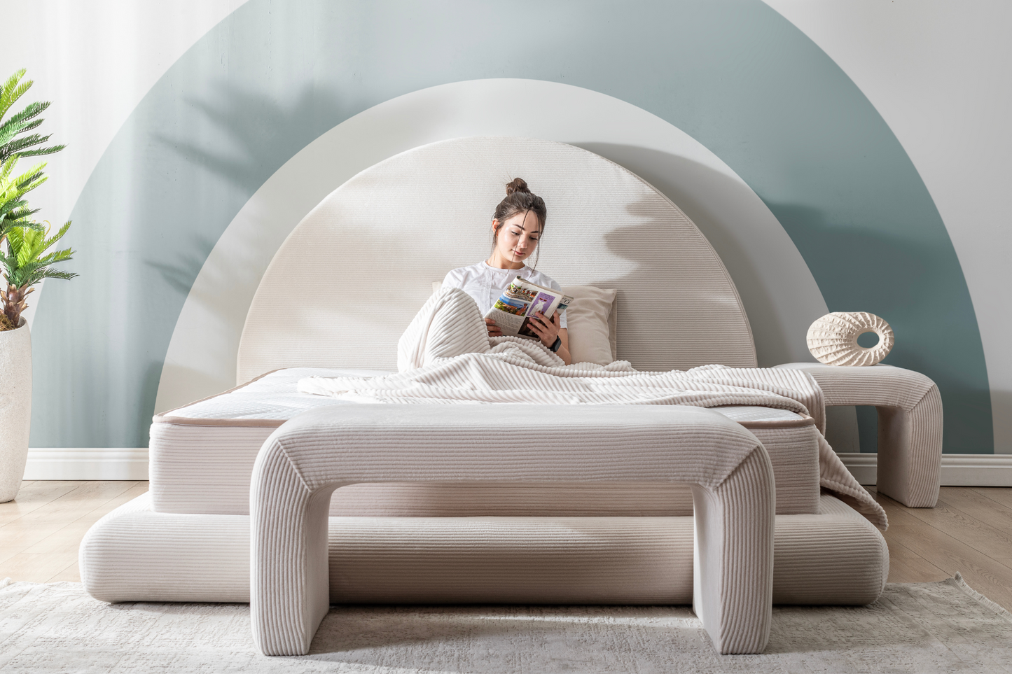 Legom Bed Set Krem