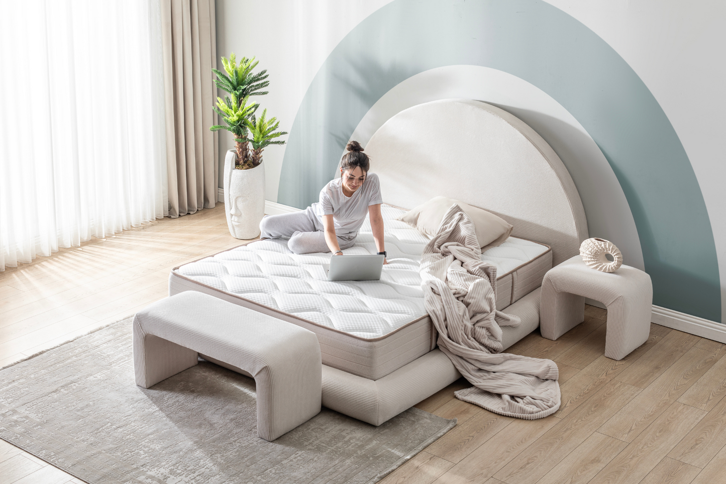Legom Bed Set Krem
