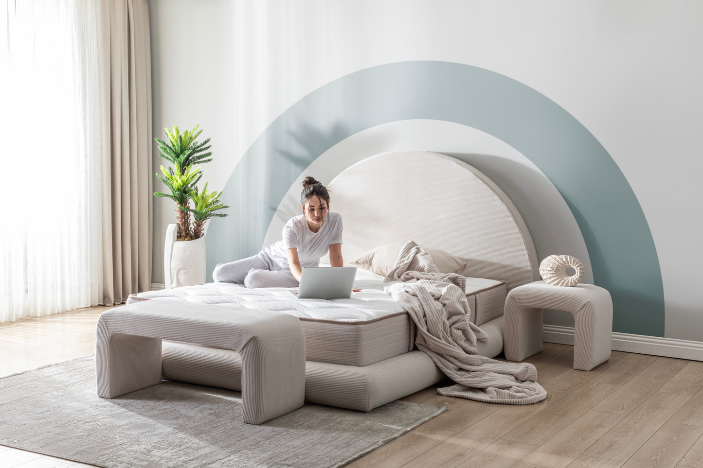 Legom Bed Set Krem