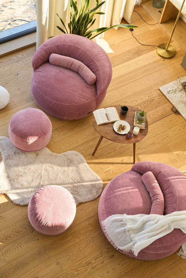 Felix XL Puf Alabalık Pembe