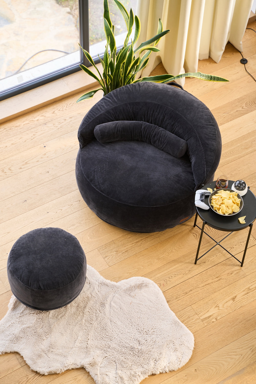 Felix XL Puf Antrasit