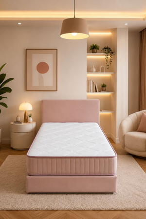 Fly Visco Bed Set | Tamamen Sünger Sandıksız Yıkanabilir Bazalı