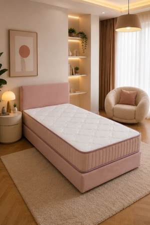 Fly Visco Bed Set | Tamamen Sünger Sandıksız Yıkanabilir Bazalı